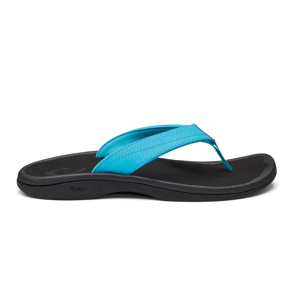 Olukai Women's 'Ohana Sandal - Turqoise/Onyx 20110-9ROX