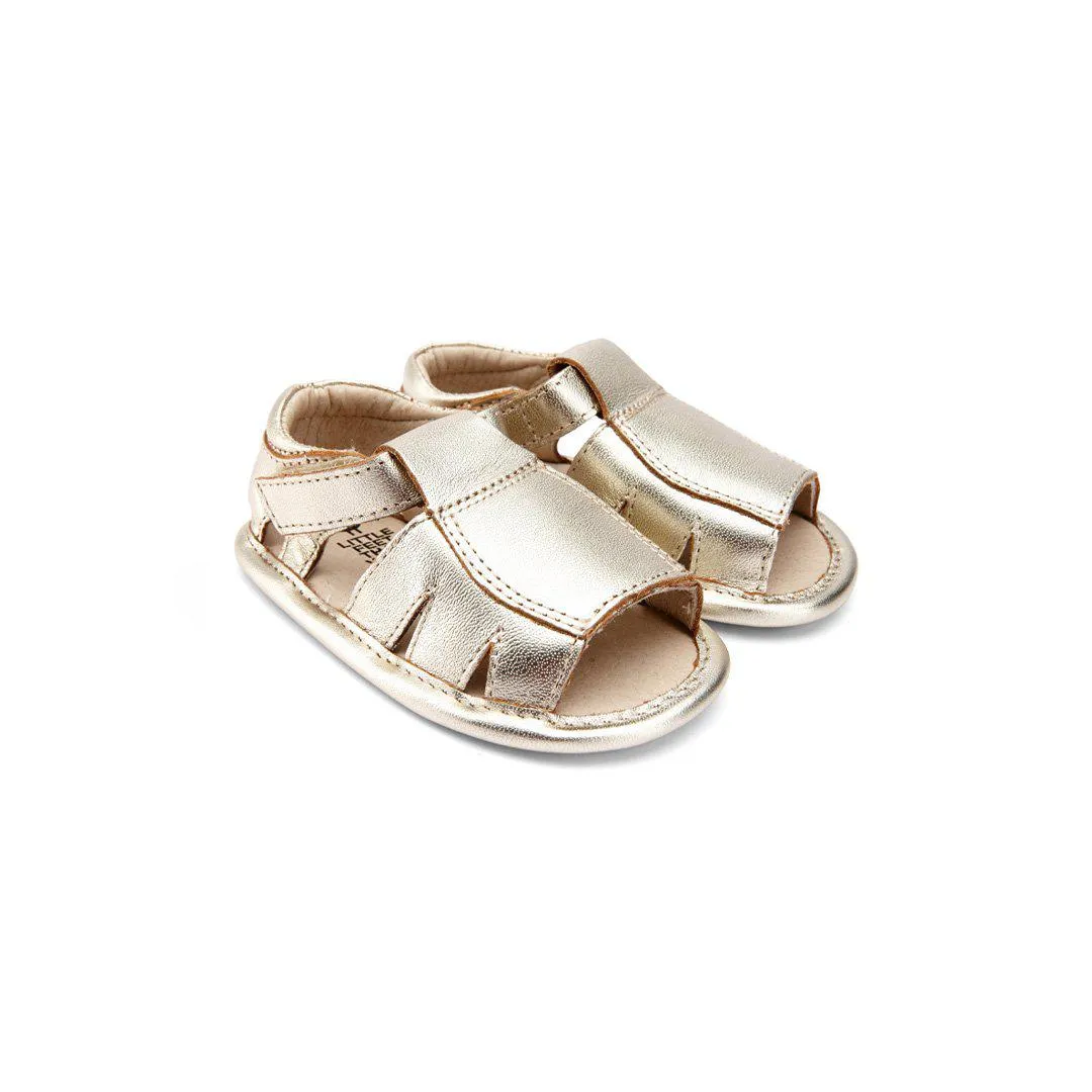 Outlet - Old Soles Mini Soda Sandals - Gold