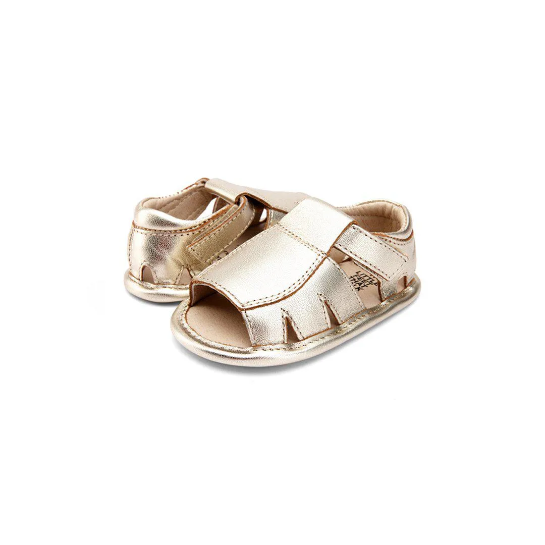 Outlet - Old Soles Mini Soda Sandals - Gold