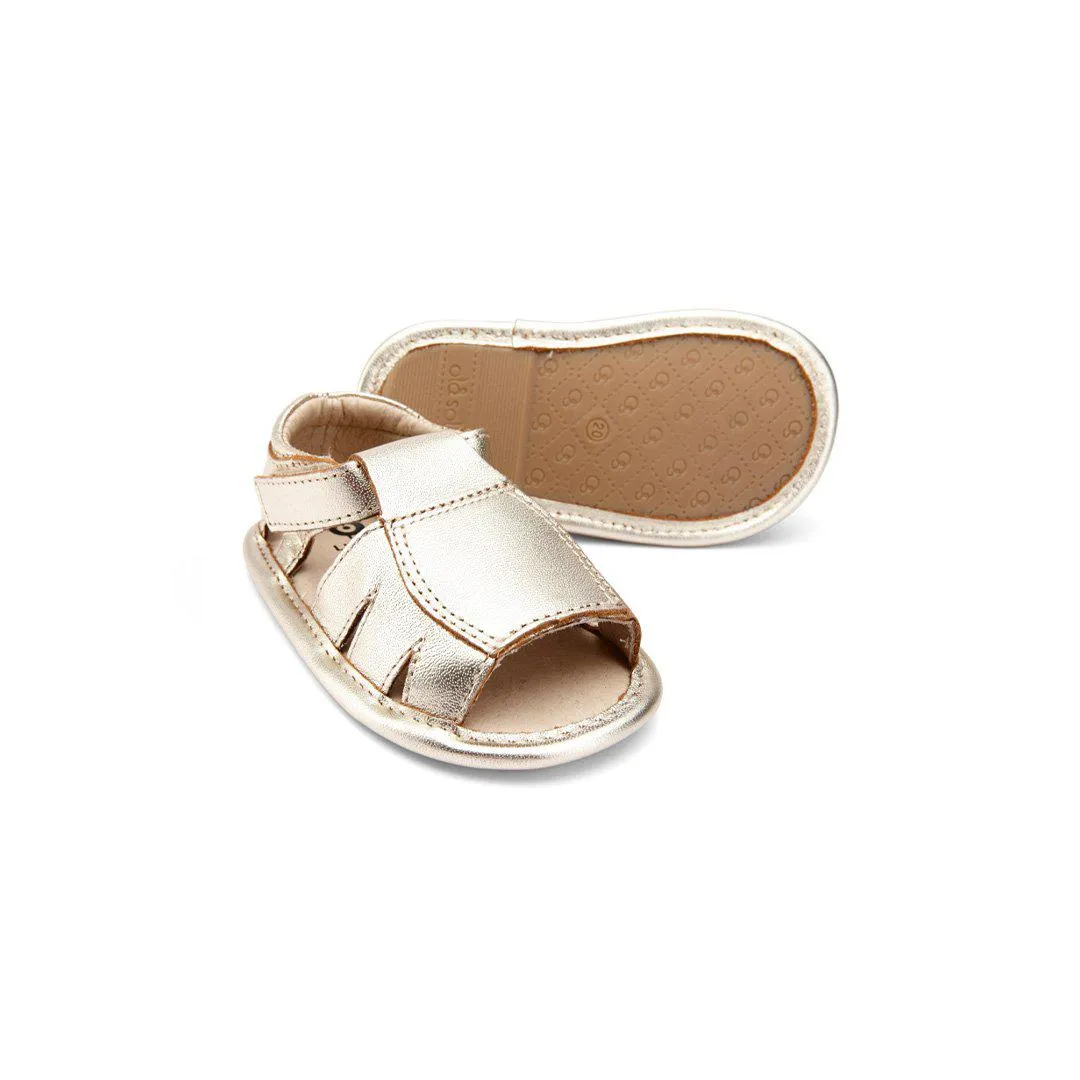 Outlet - Old Soles Mini Soda Sandals - Gold