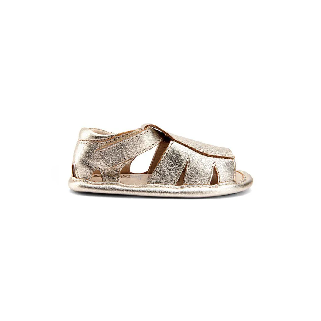 Outlet - Old Soles Mini Soda Sandals - Gold