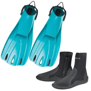 Scubapro Go Sport Fins   Delta Diving Boots Package