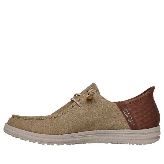 Skechers Mens Slip Ins Melson - Classy Moc Tan