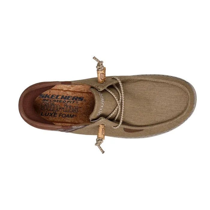 Skechers Mens Slip Ins Melson - Classy Moc Tan