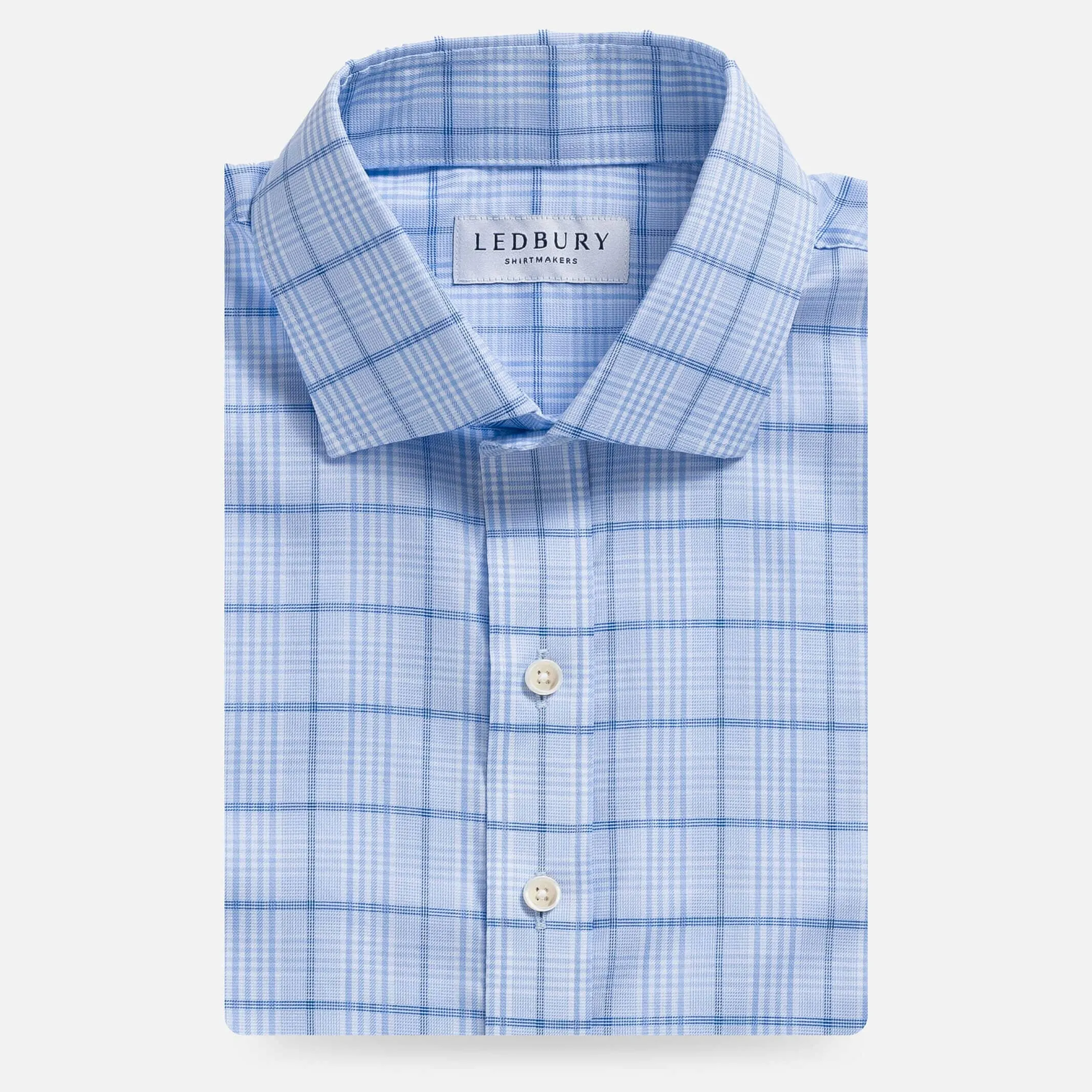 The Blue Coventry Comfort Stretch Custom Shirt