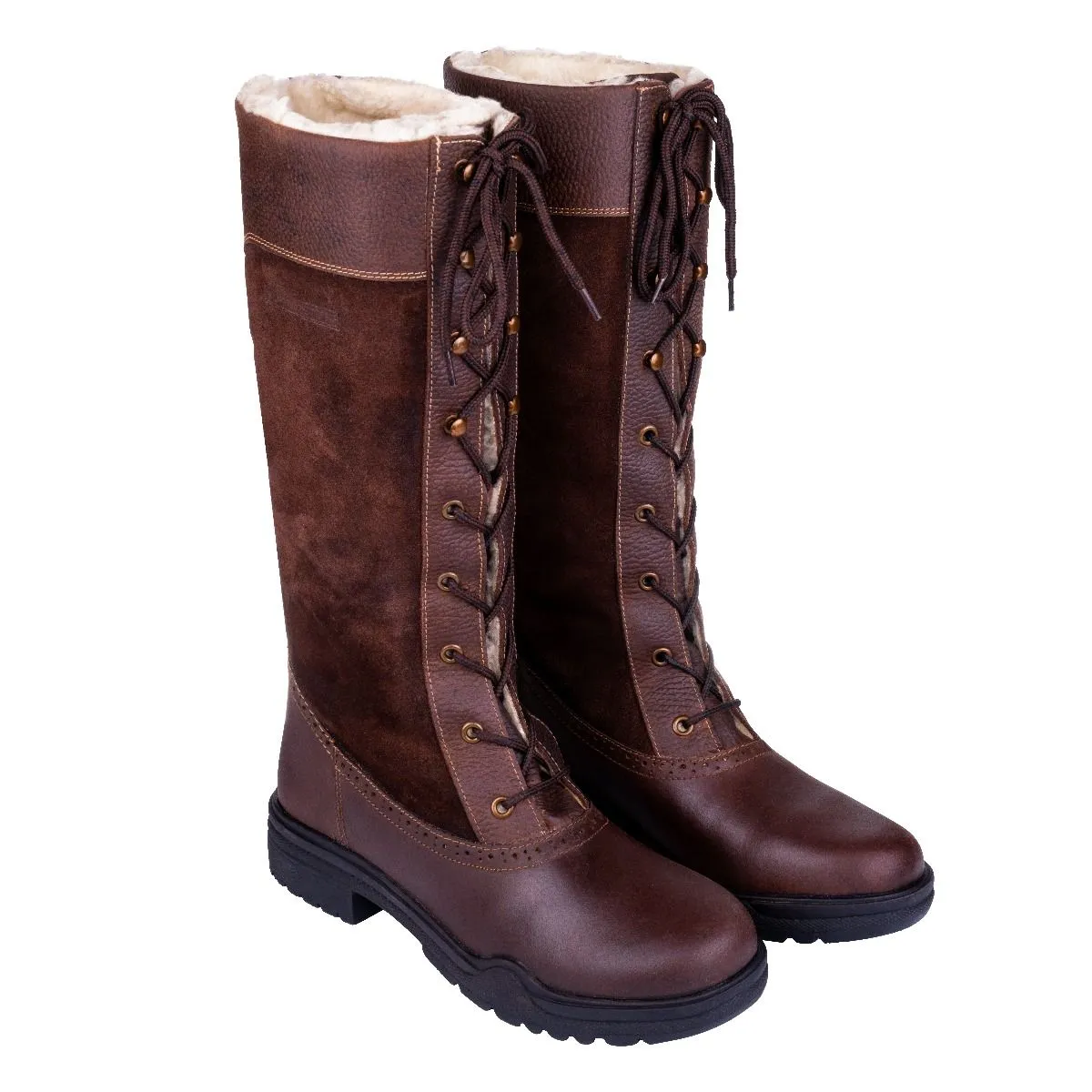 Turfmasters Waterproof Lined Country Boot - Brown