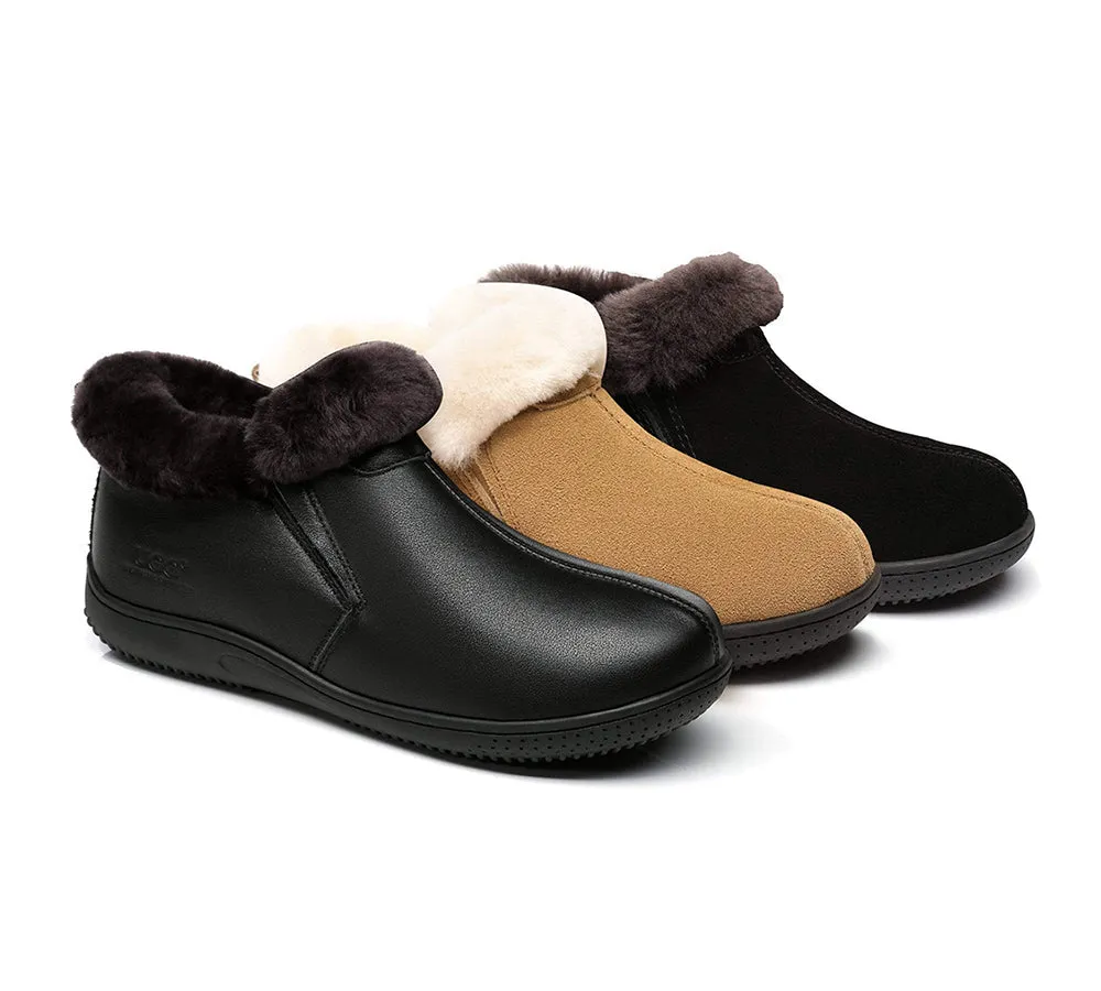 UGG Slippers Unisex Sheepskin Wool Ankle Booties Loafers Daley