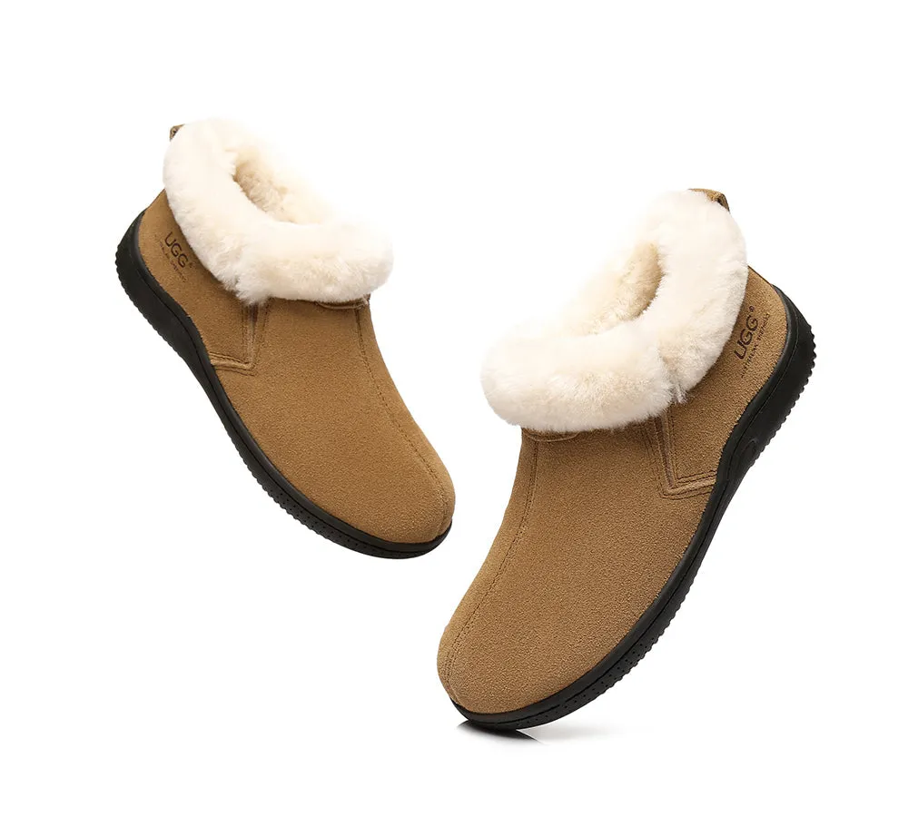 UGG Slippers Unisex Sheepskin Wool Ankle Booties Loafers Daley