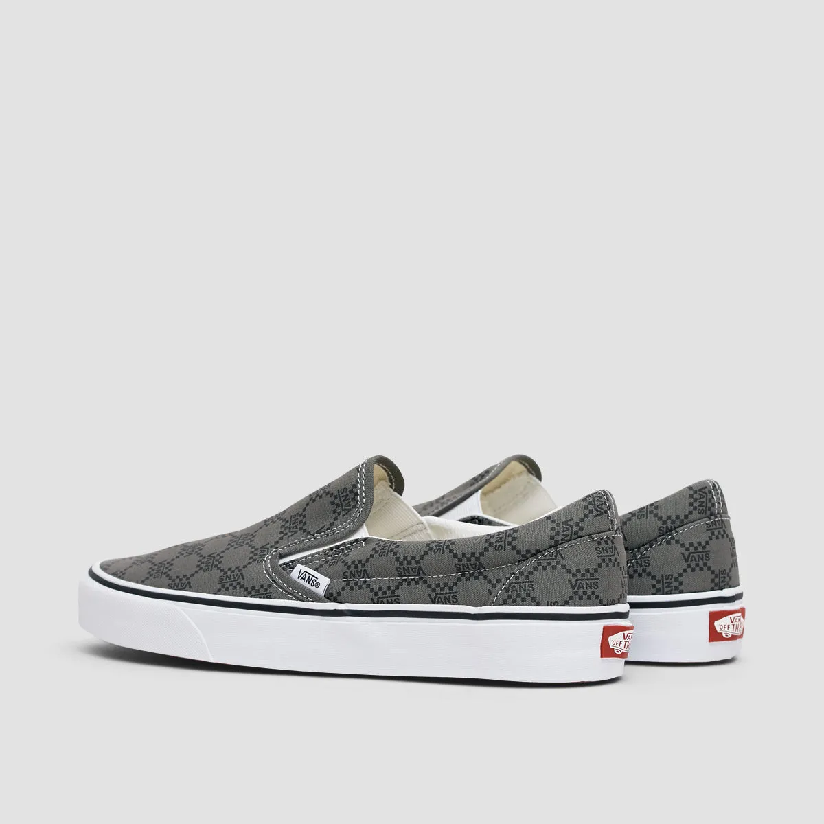 Vans Classic Slip-On Shoes - Monogram Pewter