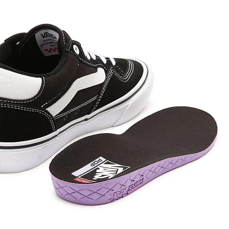 Vans Rowan Pro Black White Skate Shoes