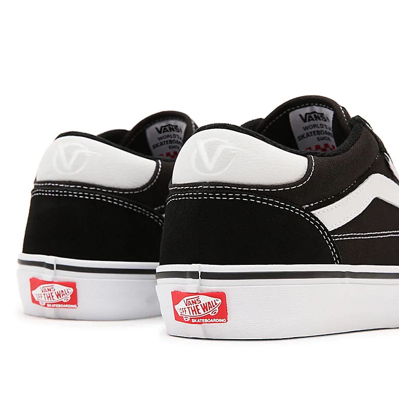 Vans Rowan Pro Black White Skate Shoes