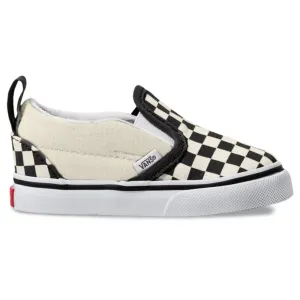 Vans Slip-On V (Checkerboard) Black/White - Toddler