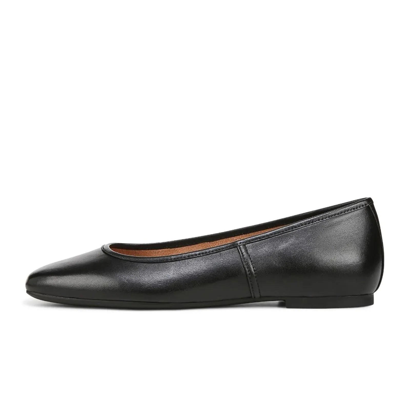 Vionic Orinda Flat (Women) - Black Leather