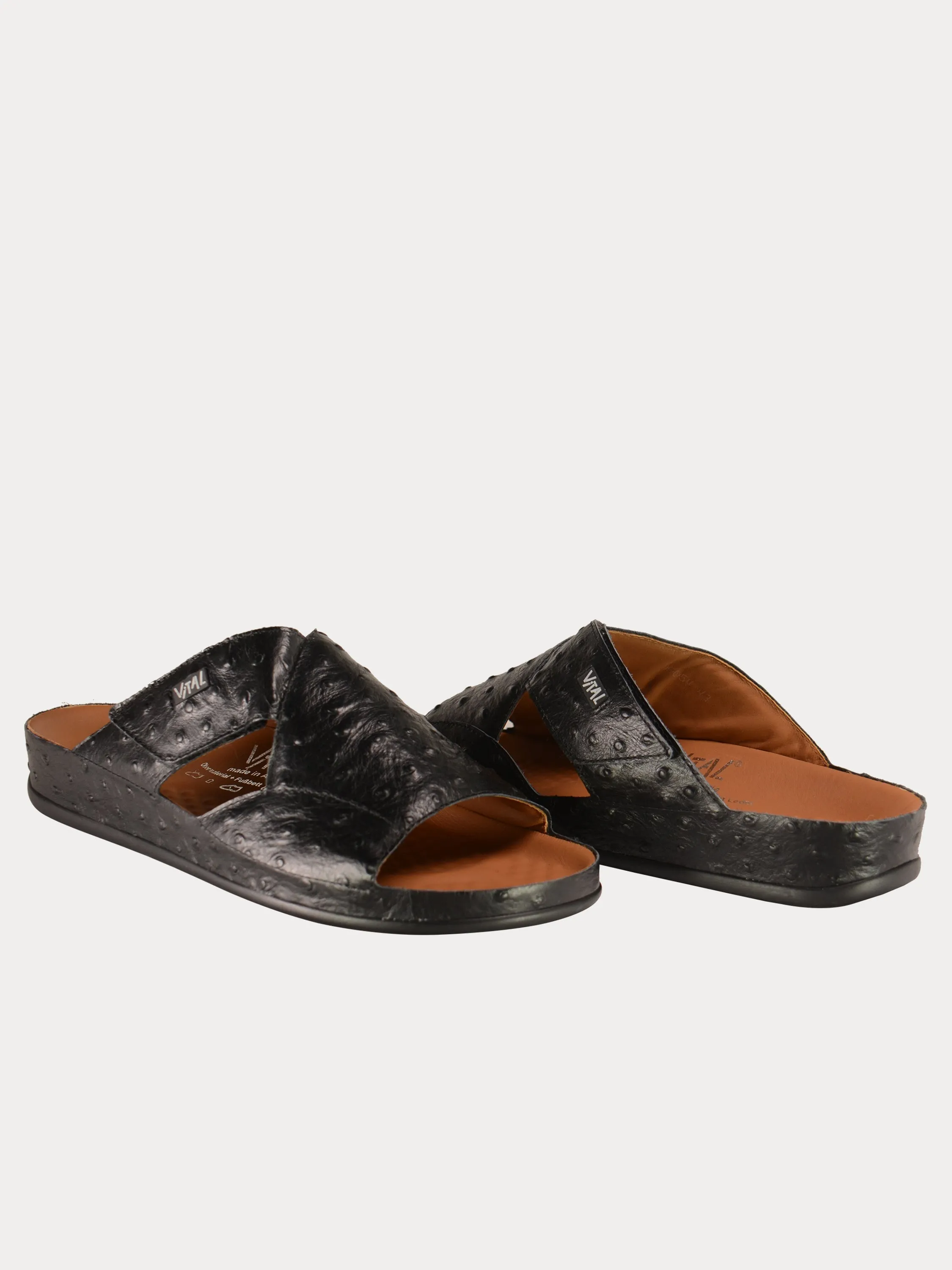 Vital Men's Pattern Leather Sandals