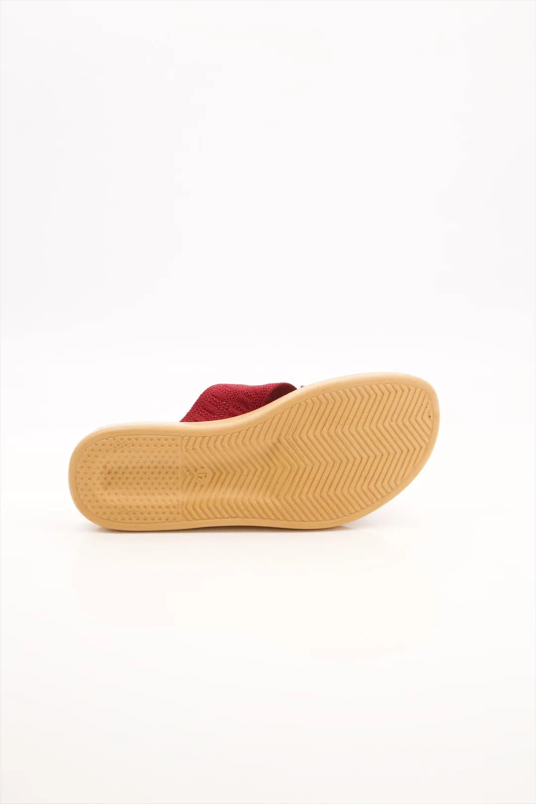 women synthetic maroon slipper