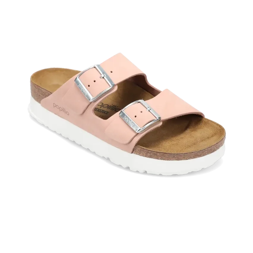 Women's Arizona Platform Narrow Soft Pink Nubuck