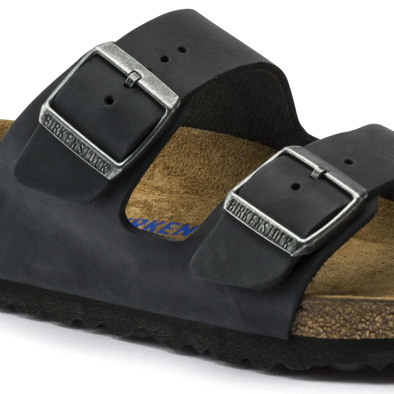 Women's Arizona Soft Footbed Black Oiled Leather