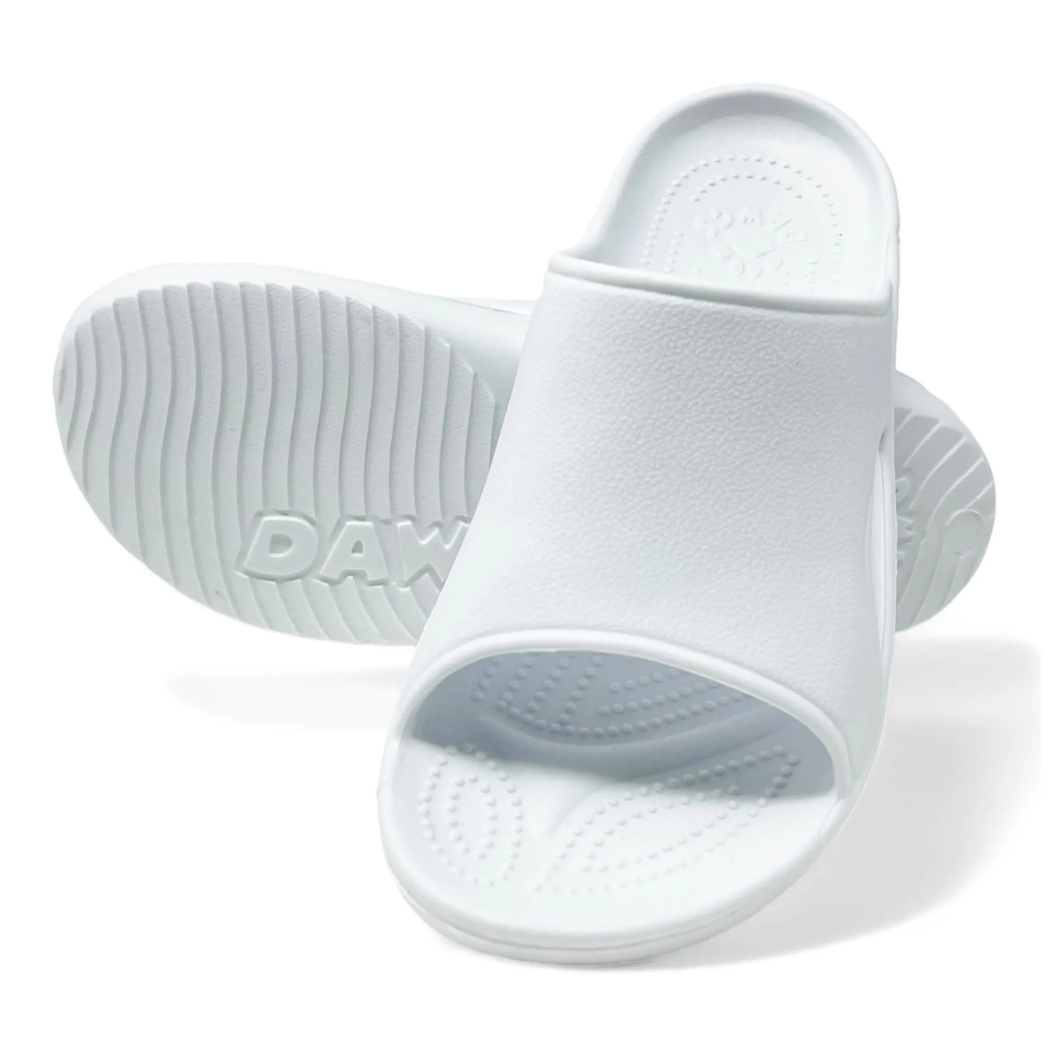 Women's Slides - White