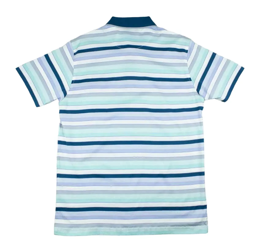 Zuccino Italy Double Mecerized Stripe Golfer